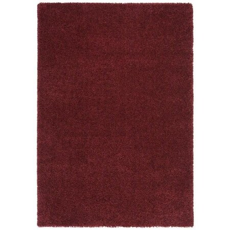Safavieh 9 x 12 ft. August Shag 900 Power-Loomed Rectangle Rug Burgundy AUG900S-9